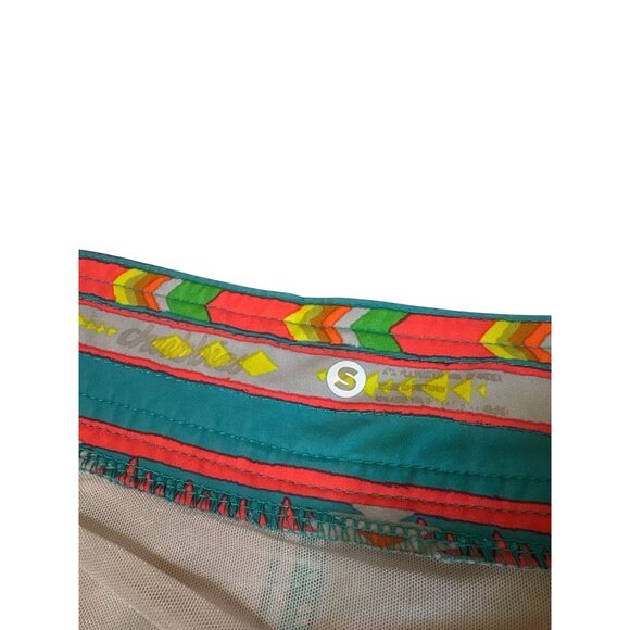 Chubbies Mens Tribal Print Swim Trunks Size S With Elastic Waistband & Mesh Lini - Picture 4 of 5
